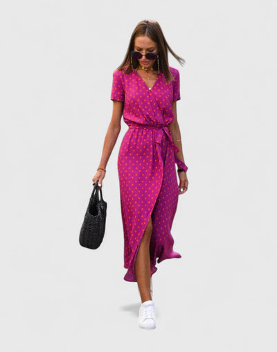 Almira™ | V-Neck Maxi Dress