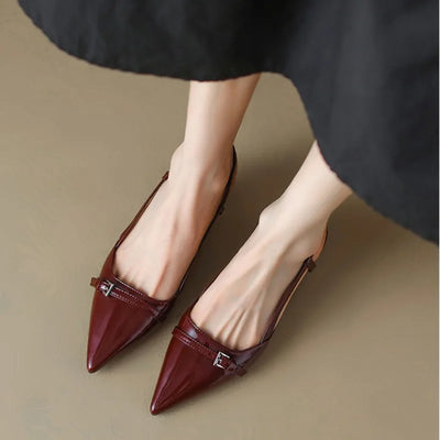 Arlise™ | Sleek Pointed Slingback Heels