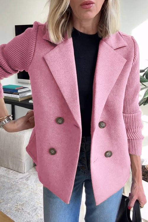 Callista™ | Modern Knitted Sleeve Blazer