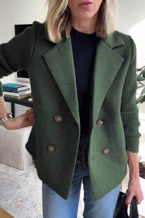 Callista™ | Modern Knitted Sleeve Blazer