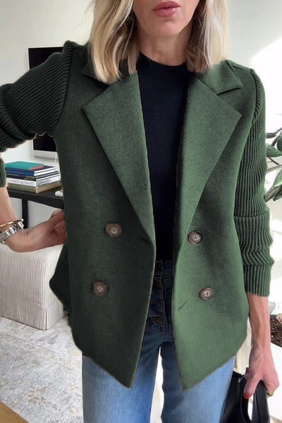 Callista™ | Modern Knitted Sleeve Blazer