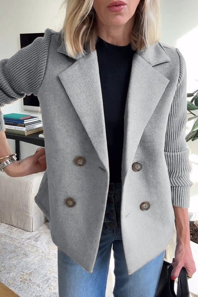 Callista™ | Modern Knitted Sleeve Blazer