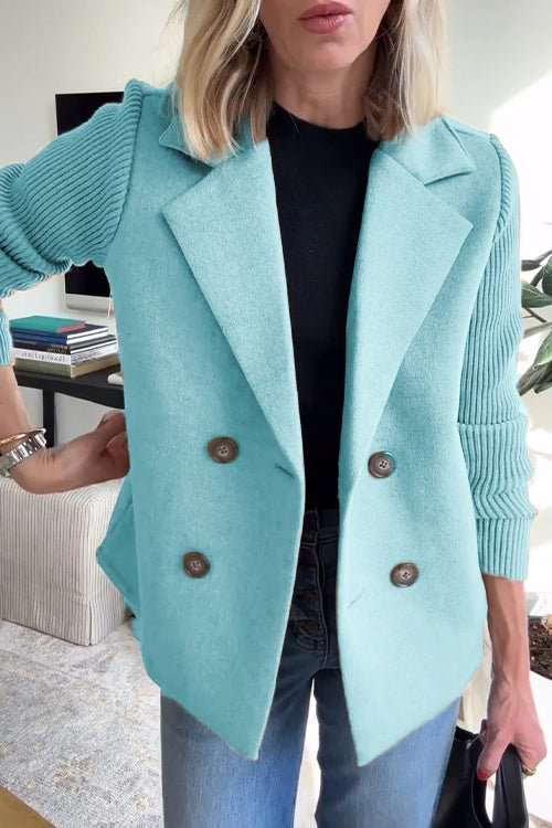 Callista™ | Modern Knitted Sleeve Blazer