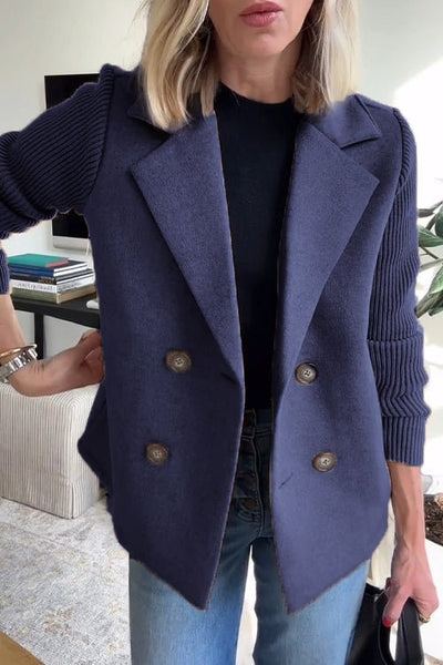 Callista™ | Modern Knitted Sleeve Blazer