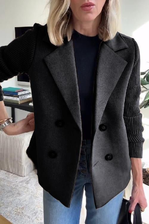 Callista™ | Modern Knitted Sleeve Blazer