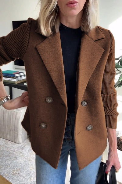 Callista™ | Modern Knitted Sleeve Blazer