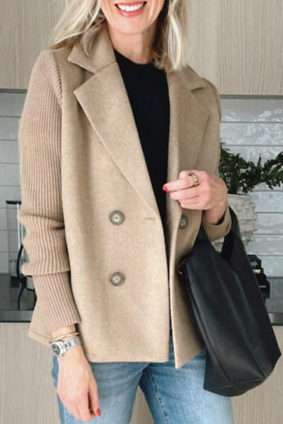 Callista™ | Modern Knitted Sleeve Blazer