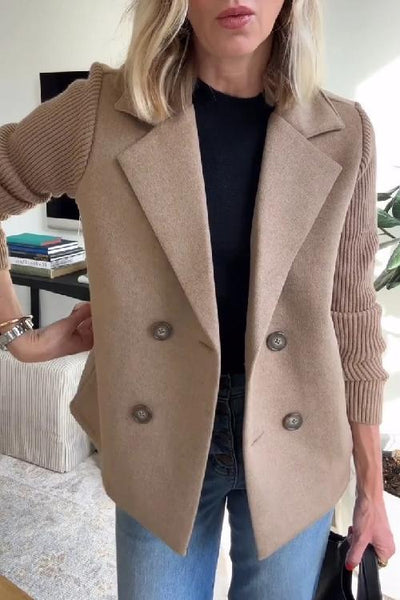 Callista™ | Modern Knitted Sleeve Blazer