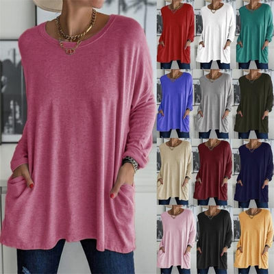 Aelira™ | Relaxed Long Sleeve Top