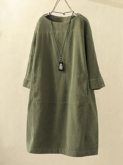 Cleo™ | Corduroy Tunic Dress