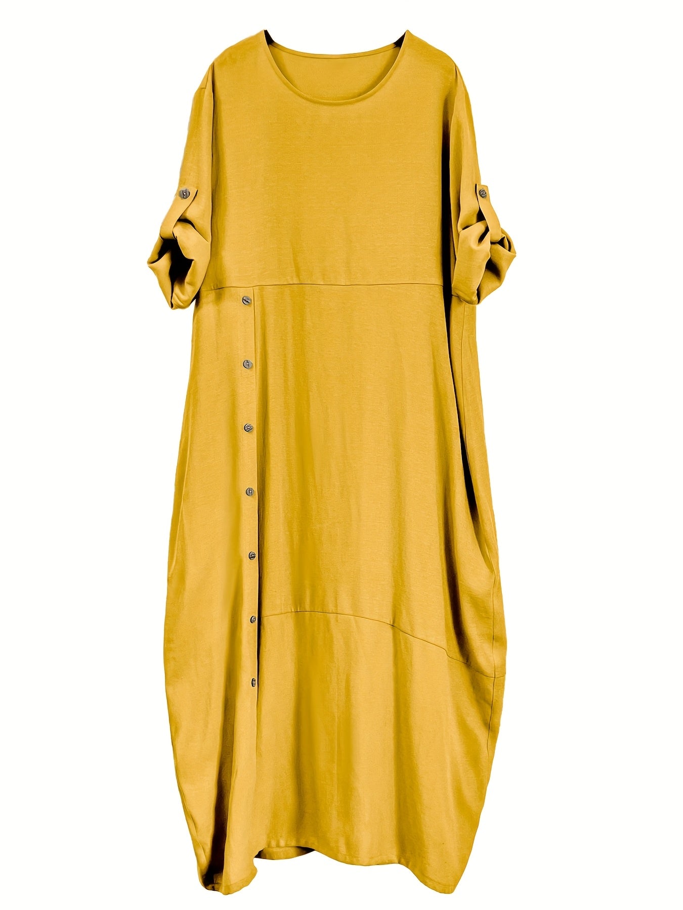 Chloe™ | Side-Button Maxi Dress