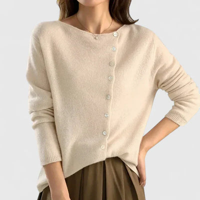 Coralya™ | Modern Button Cardigan