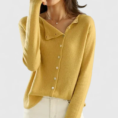 Coralya™ | Modern Button Cardigan