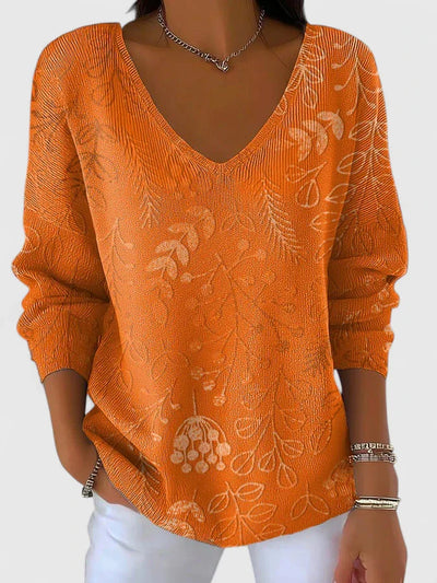 Faye™ | Cozy Orange Top
