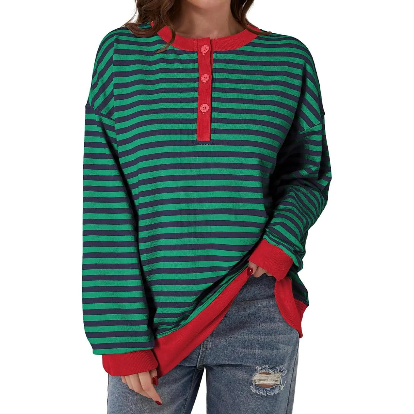 Ivelisse™ | Classic Striped Pullover