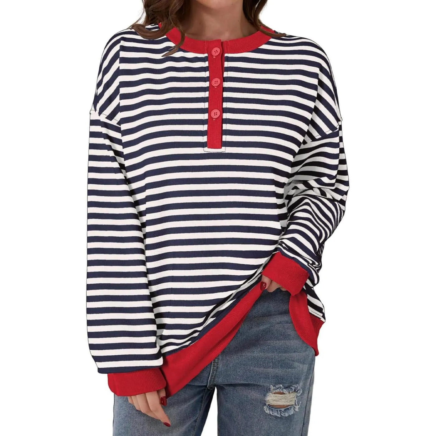Ivelisse™ | Classic Striped Pullover