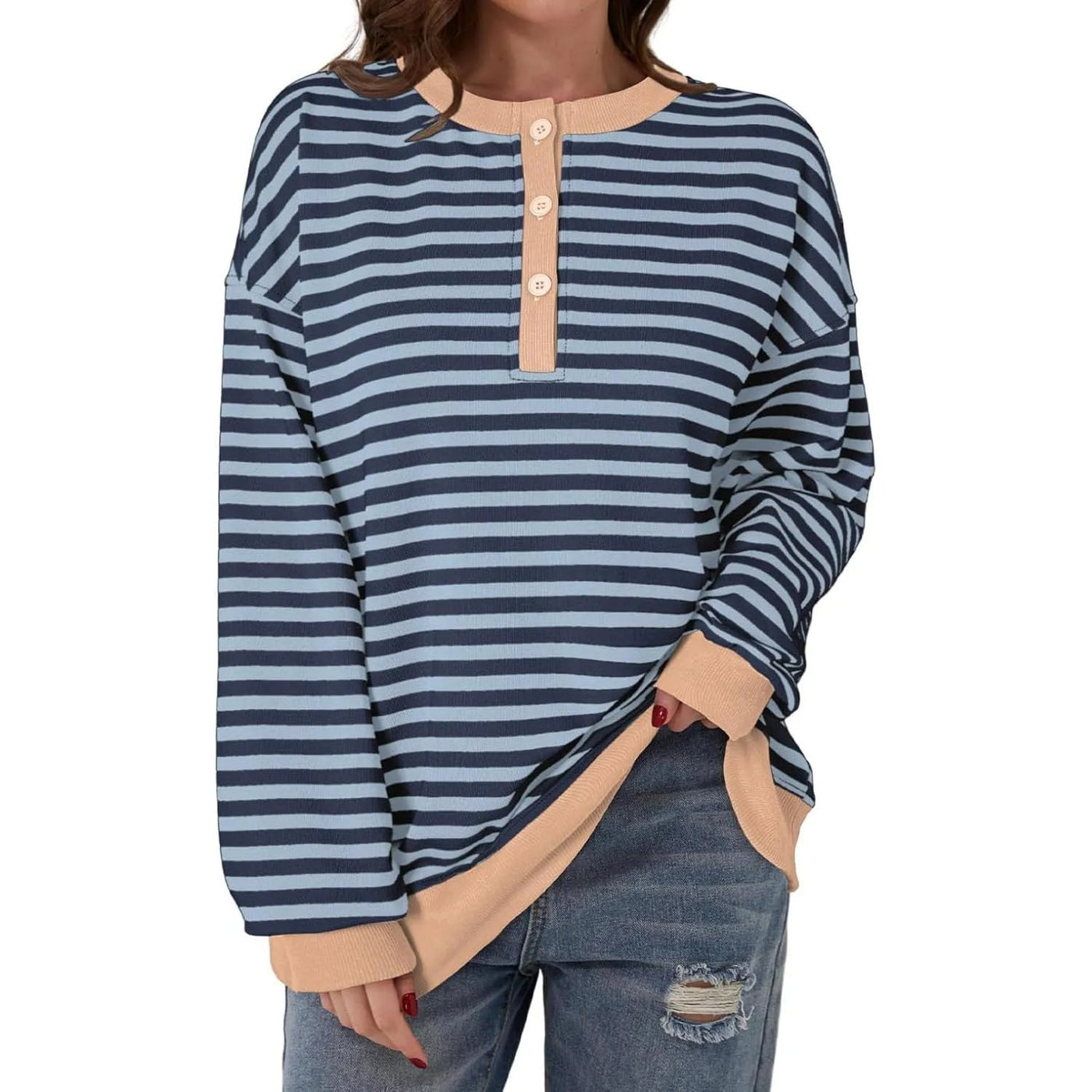 Ivelisse™ | Classic Striped Pullover