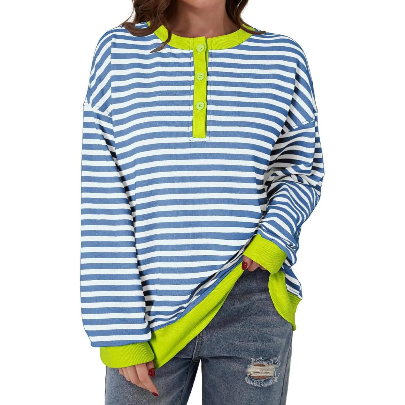 Ivelisse™ | Classic Striped Pullover
