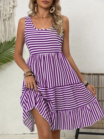 Lauren™ | Sleeveless Striped Sundress