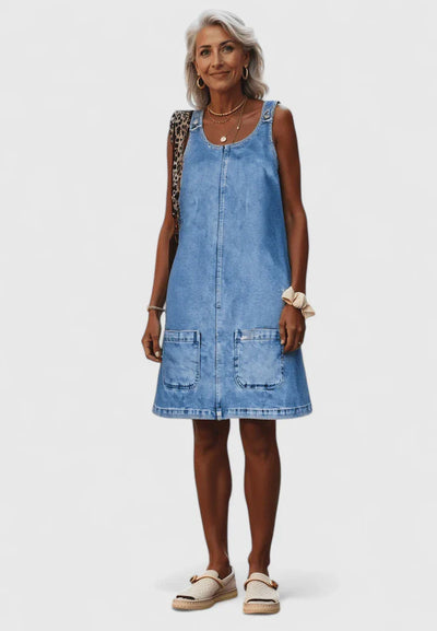 Sovira™ | Sleeveless Pocket Mini Dress