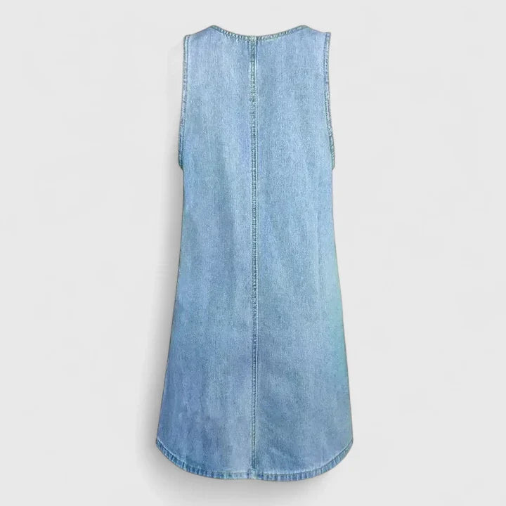 Sovira™ | Sleeveless Pocket Mini Dress