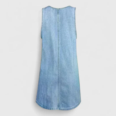 Sovira™ | Sleeveless Pocket Mini Dress
