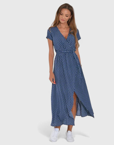 Almira™ | V-Neck Maxi Dress