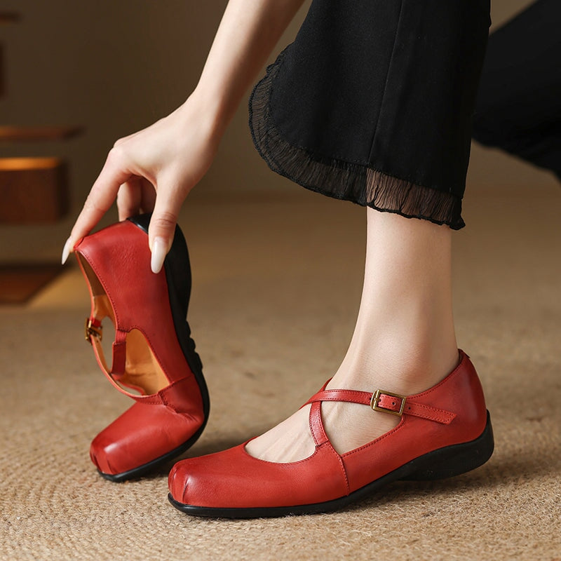 Rowena™ | Vintage Charm Flats