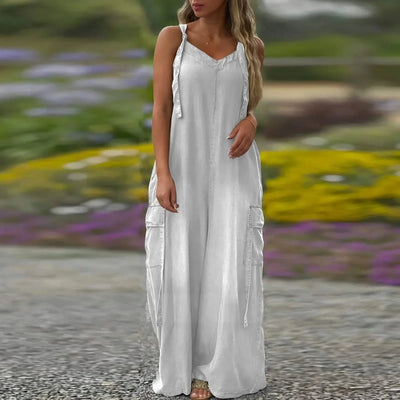 Seliora™ | Relaxed Spaghetti Strap Maxi Dress