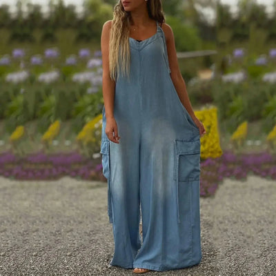 Seliora™ | Relaxed Spaghetti Strap Maxi Dress