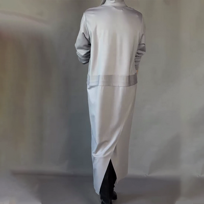 Daria™ | Zip Detail Casual Long Dress