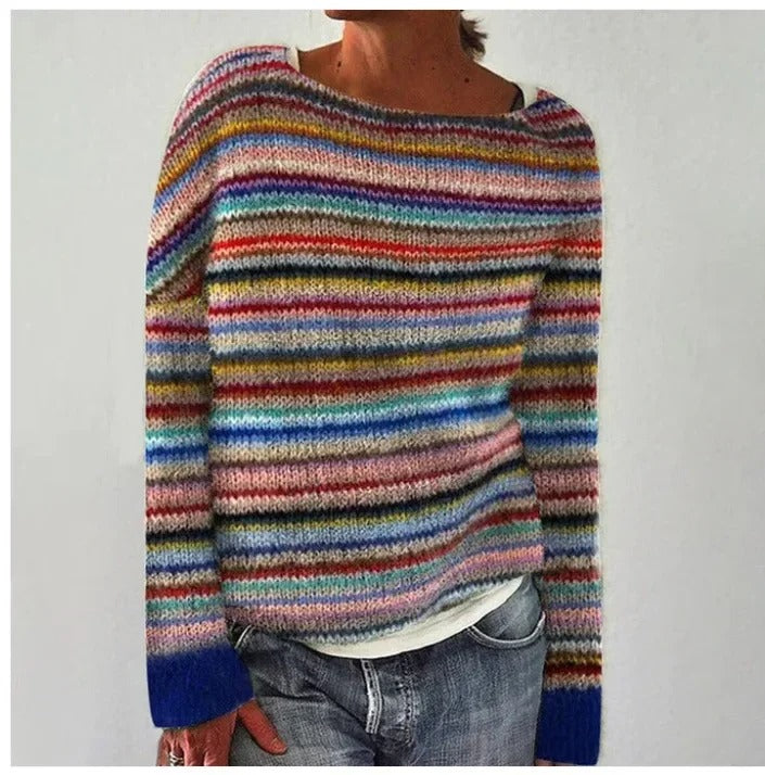 Oriana™ | Printed Chic Sweater